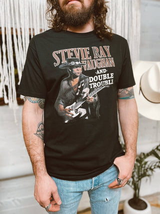 Stevie Ray Vaughn Double Trouble Tee