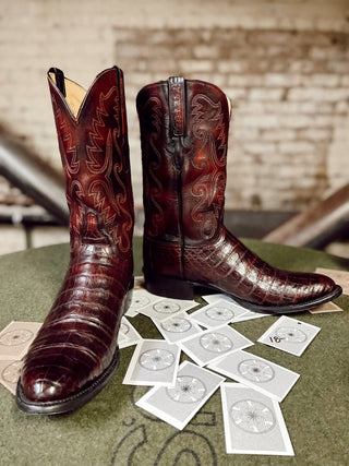 Lucchese Cowboy Boots M Sz 14