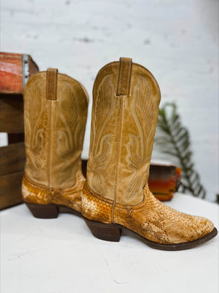 Vintage J Chisolm Cowboy Boots M Sz 10