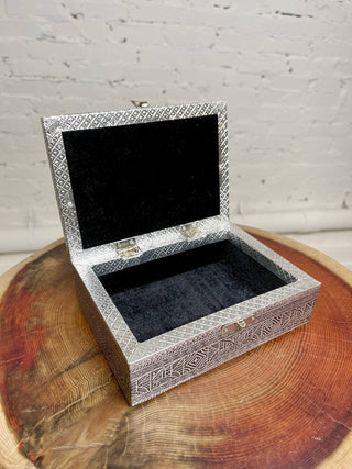Dream Catcher Carved Jewelry Box