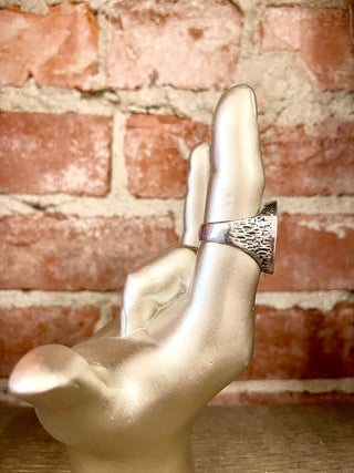 Peace Sign Biker Ring