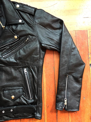 Reworked Leather Moto Jacket