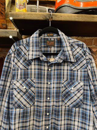 Men's Plains Western Wear Snap Up Sz XXL